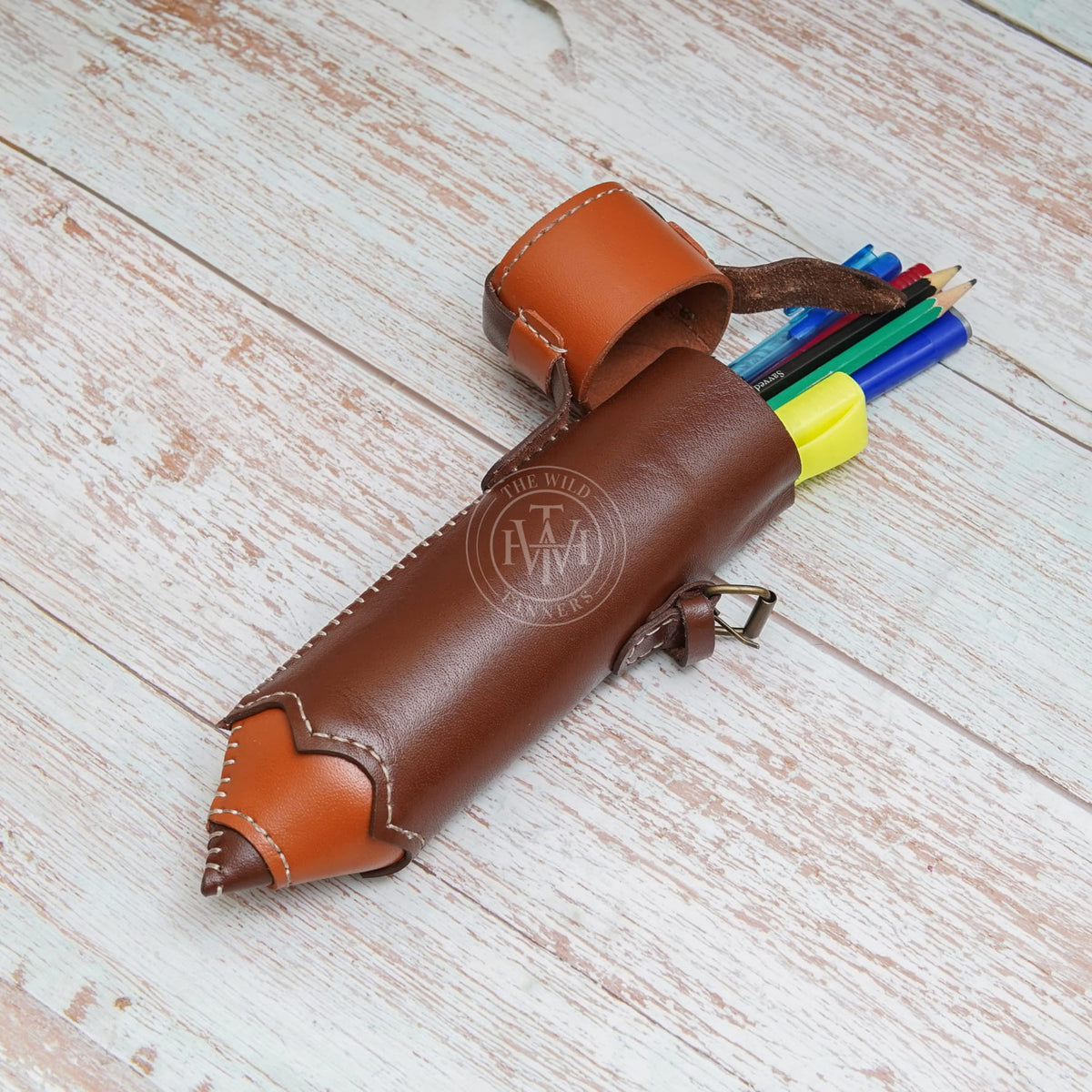 Leather Pencil Case, view 4