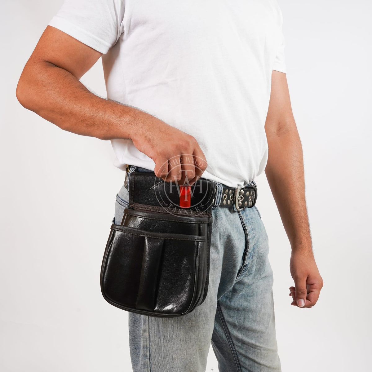 Premium Leather Shotgun Ammo Pouch, view 4