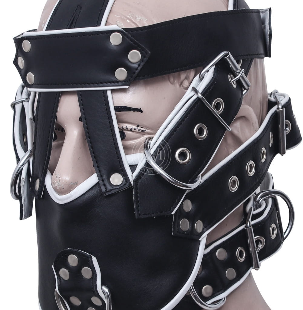 Adjustable BDSM Head Harness Muzzle Mask for Play, view 4