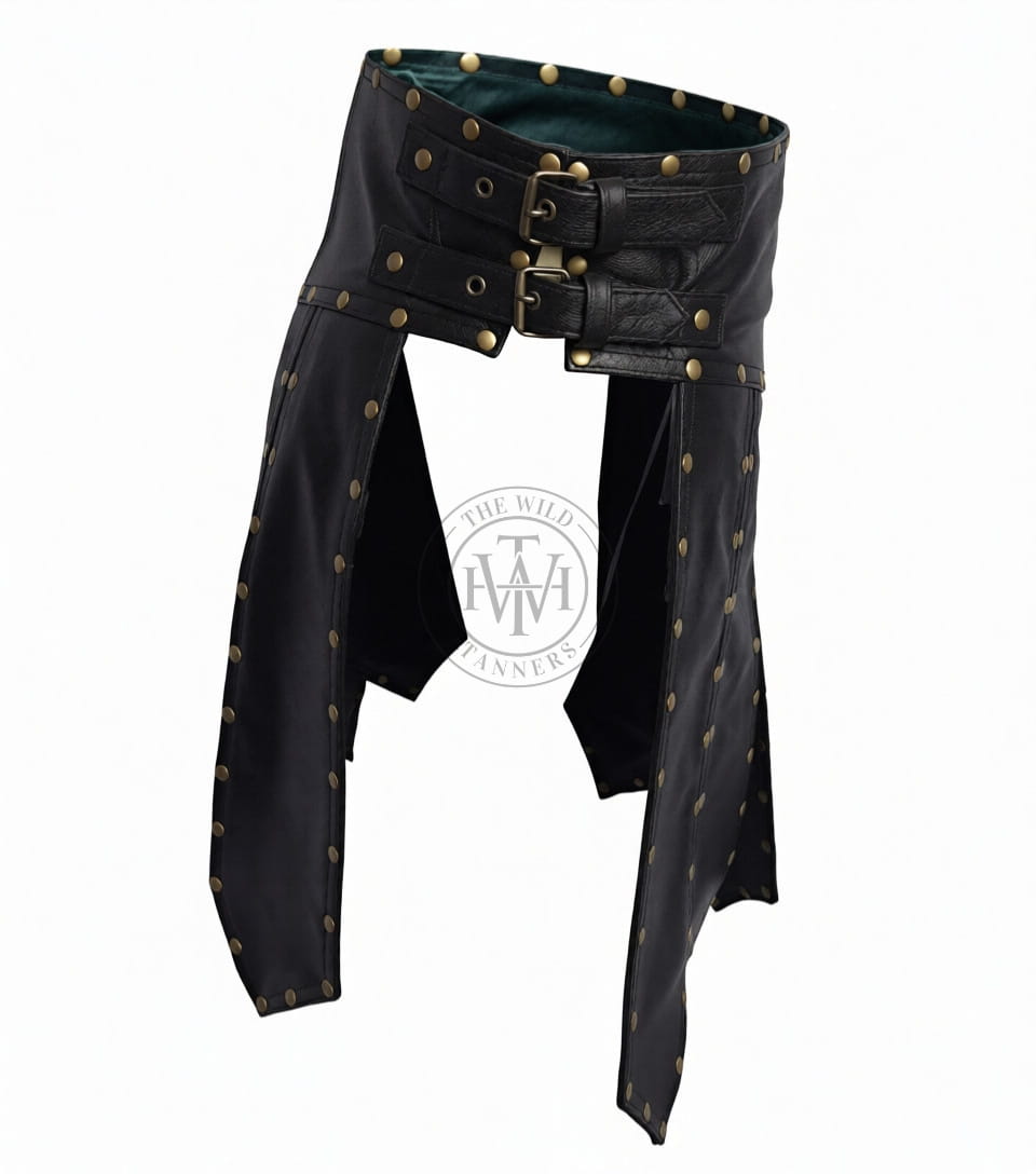 Leather Gladiator Kilt, view 3
