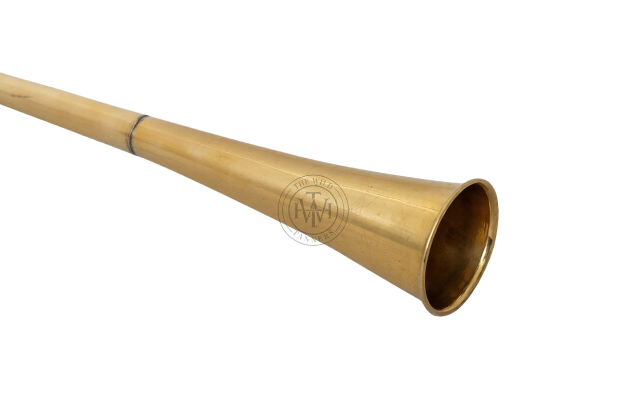 Brass Fox Hunting Horn, view 3