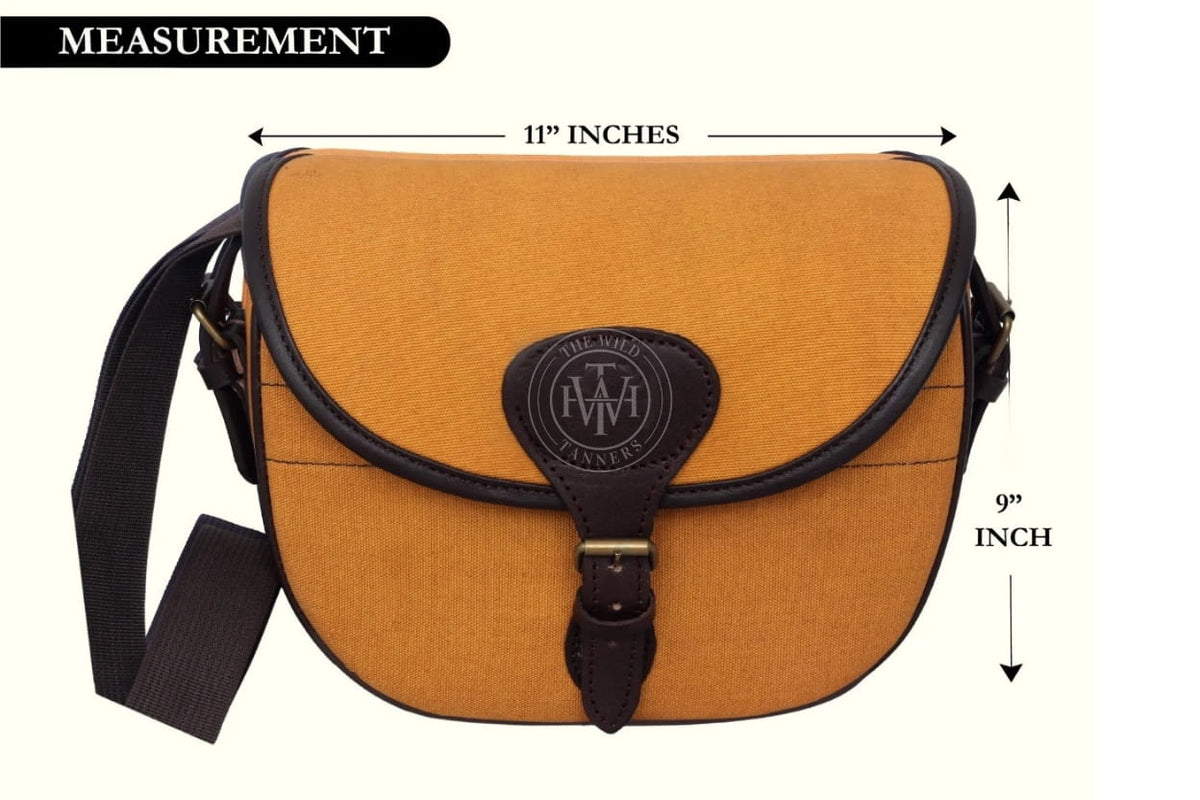 Premium Canvas Cartridge Bag Leather, view 5