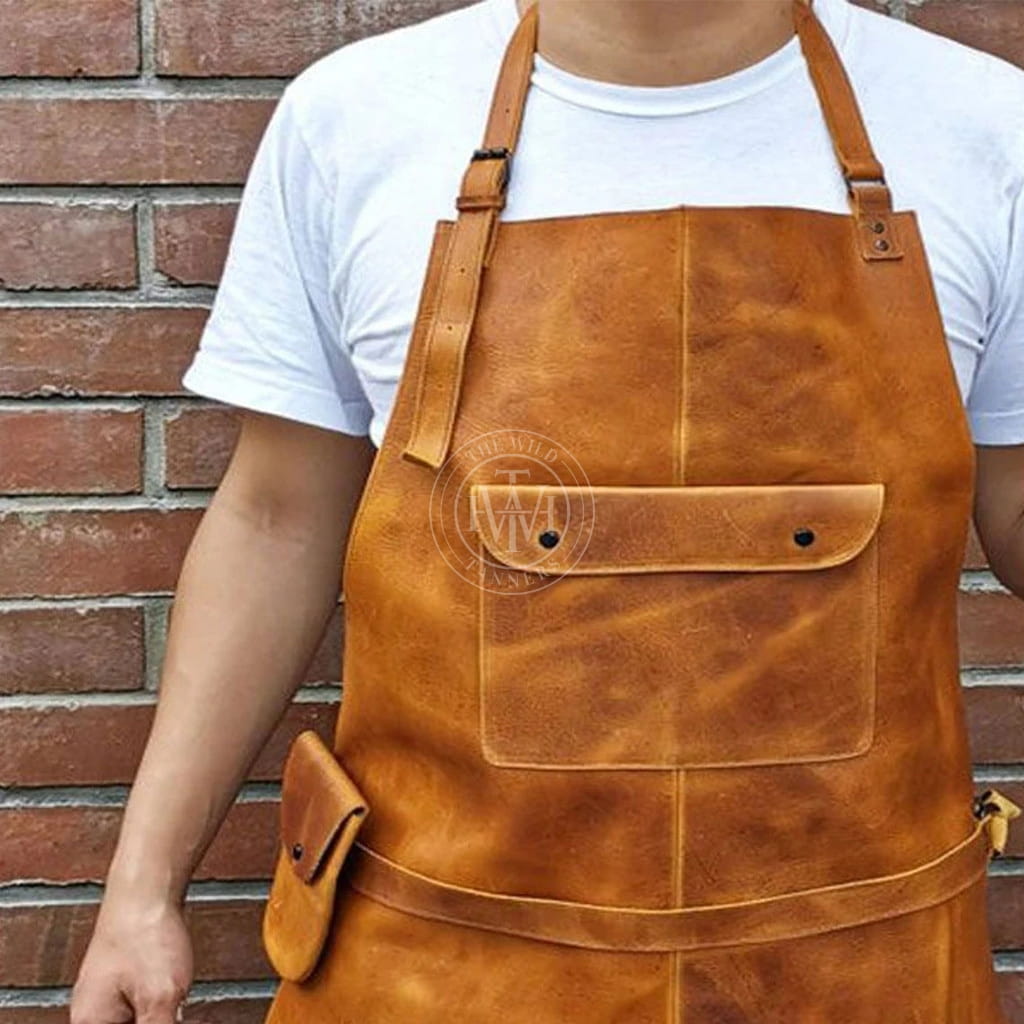 Genuine Mens Leather Aprons, view 4