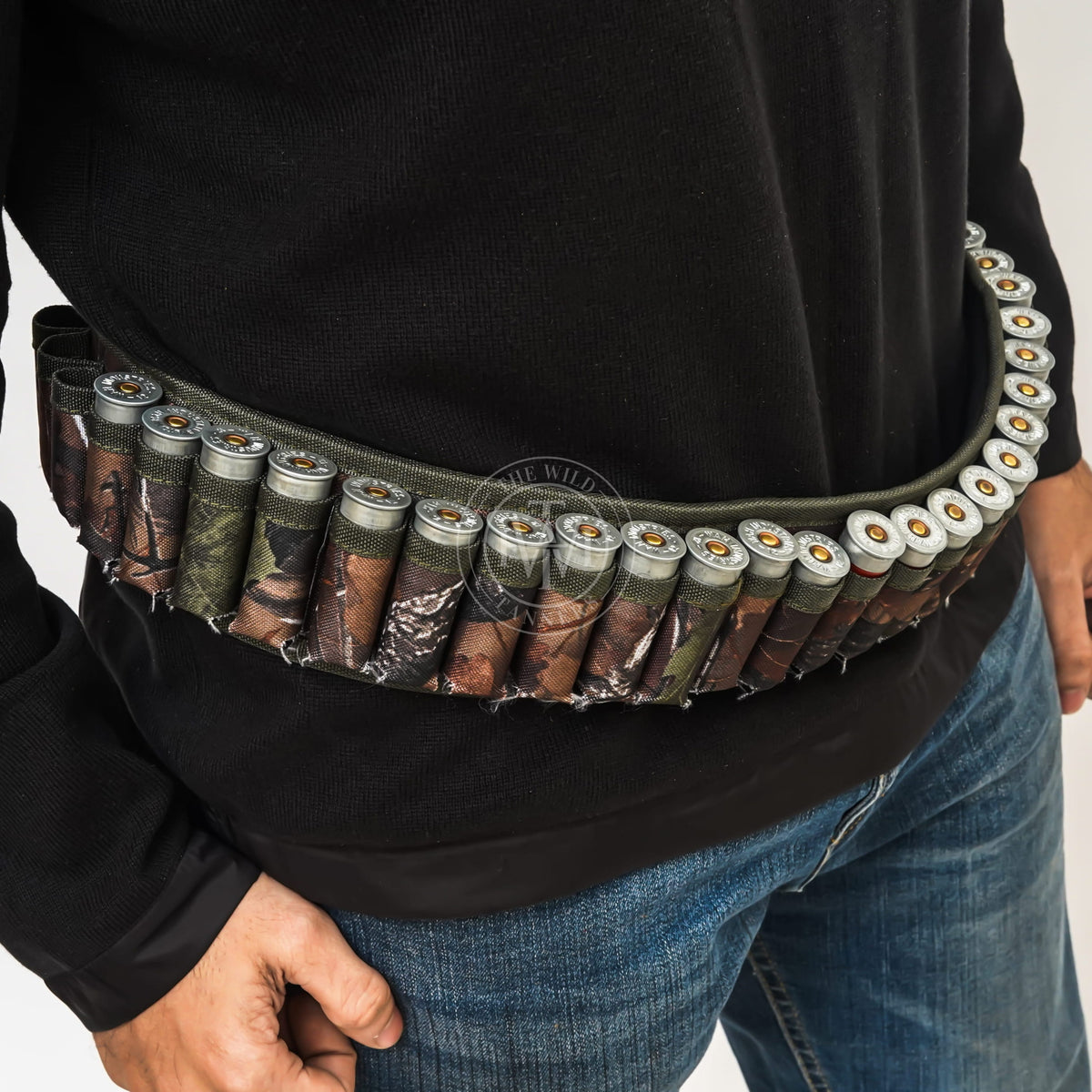 Camouflage Cordura Cartridge Belt, view 4