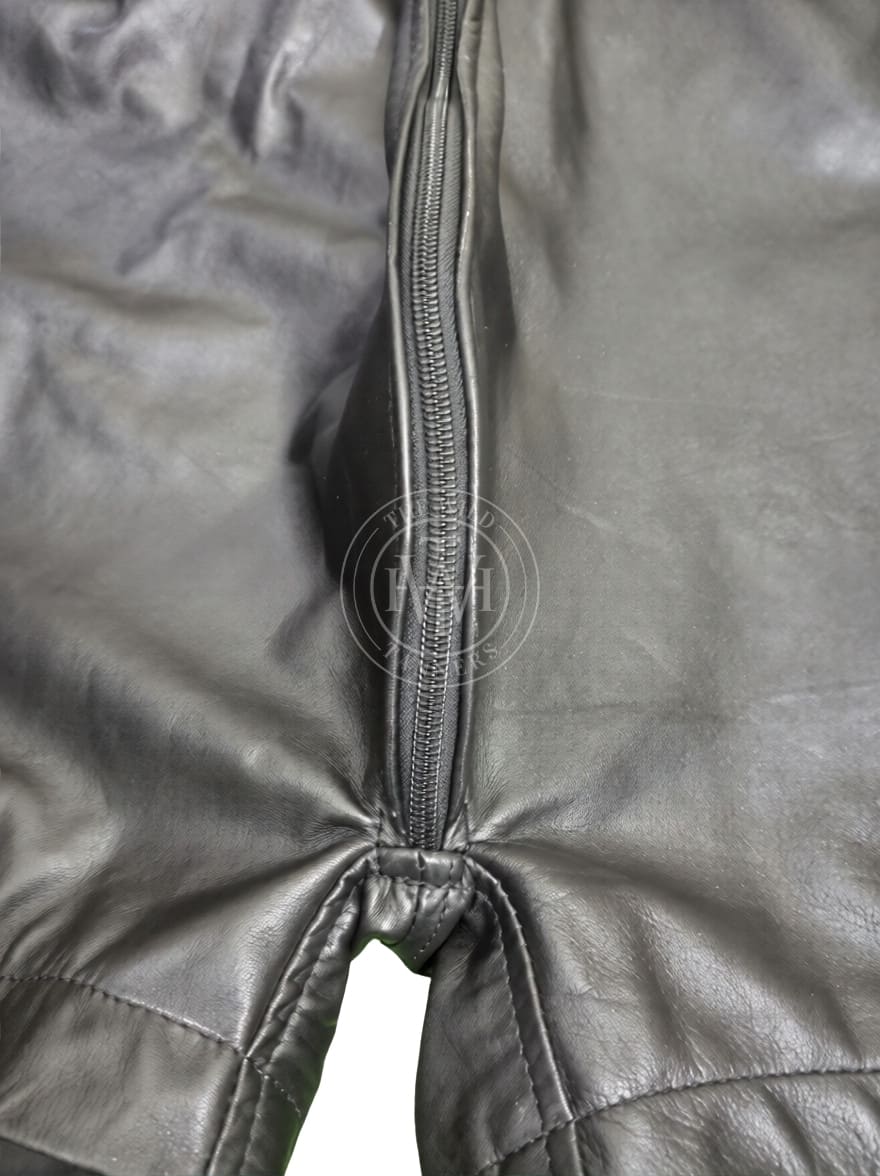 Mens Leather Shorts for Jogging and Sports, view 3