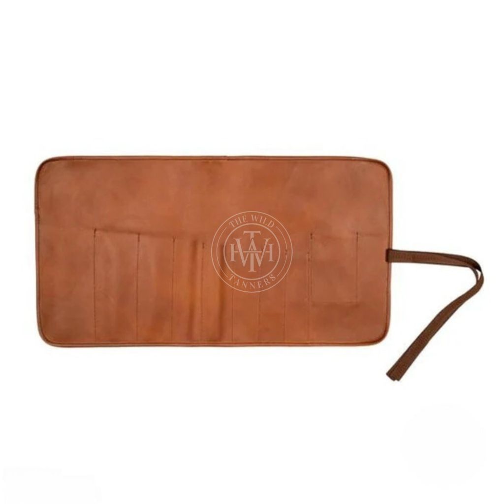 Brown Classic Knife Roll, view 3
