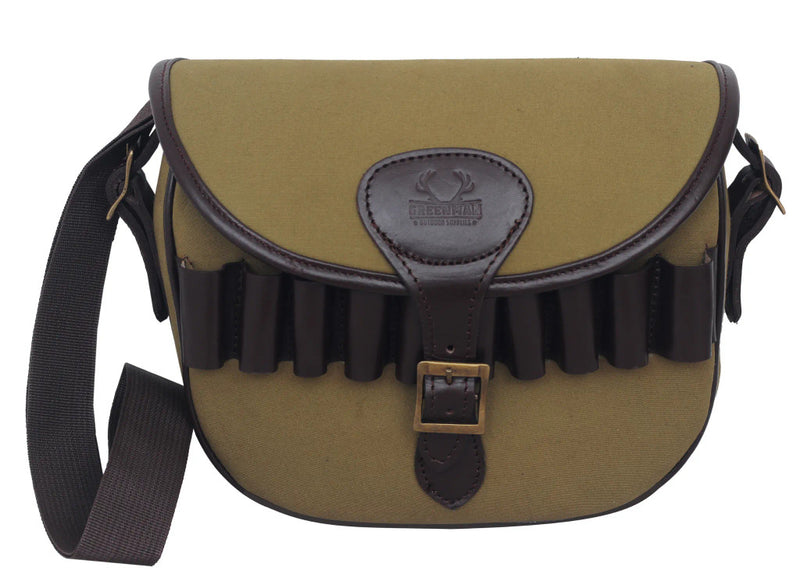 leather canvas cartridge bag, canvas cartridge bag, canvas ammo bag,  ammo storage solution