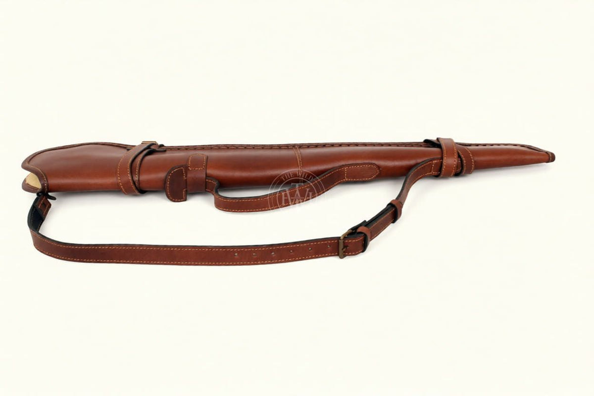 Heavy Duty Leather Rifle Scabbard, view 3