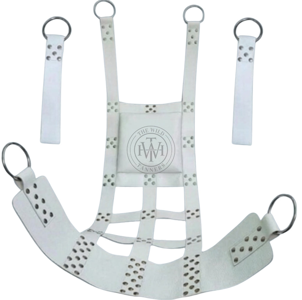 Premium Gay Leather Bondage Sex Swing, view 3