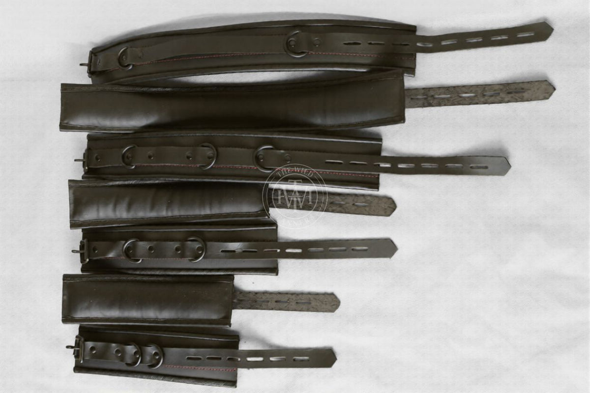 Genuine Leather Bondage Cuffs Set, view 3
