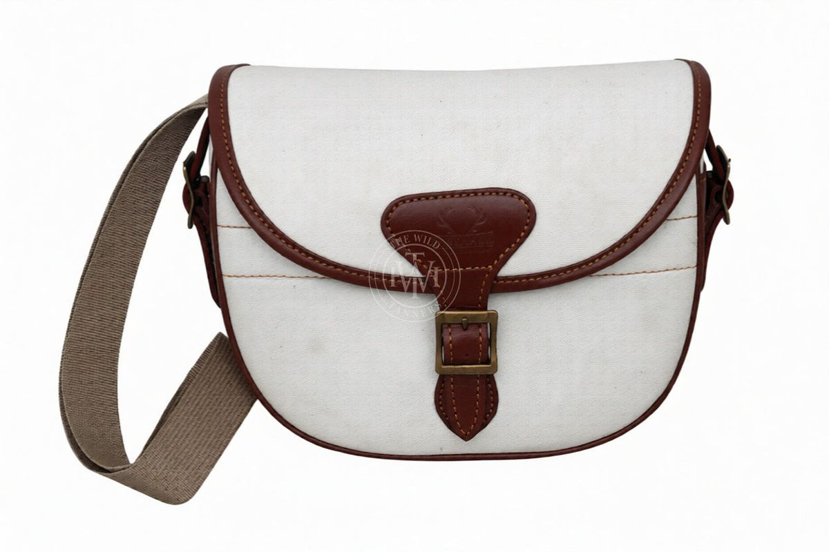 Leather Canvas Cartridge Bag, view 4
