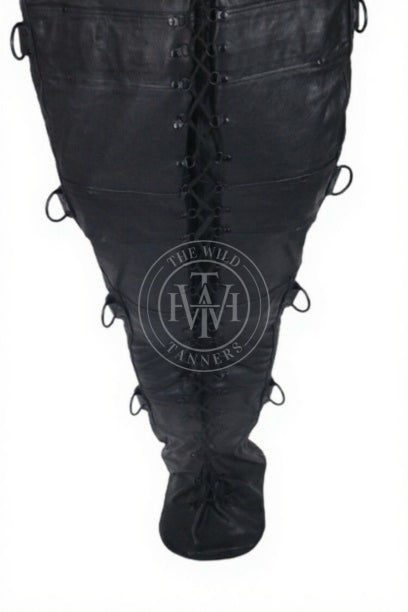 Leather Bondage Sleep Sack For BDSM, view 4
