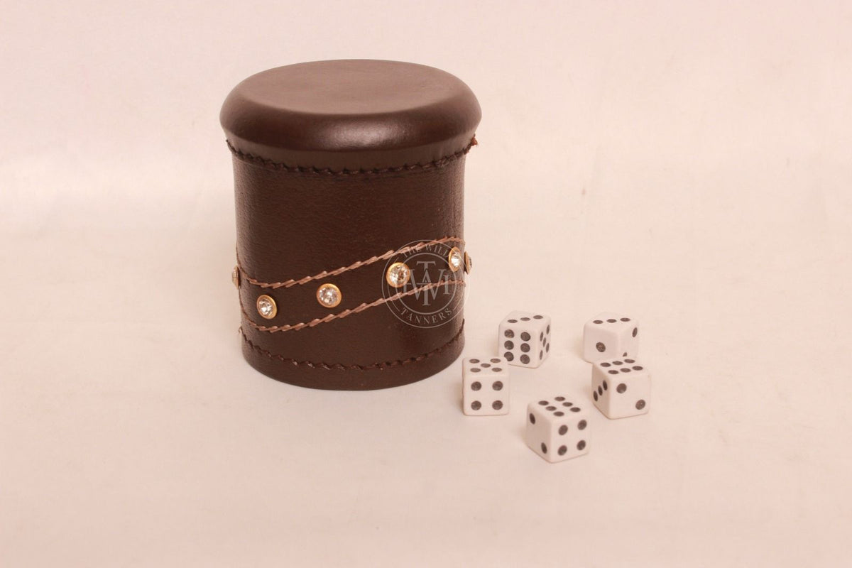 Leather Dice Cups for Modern Gaming, view 4