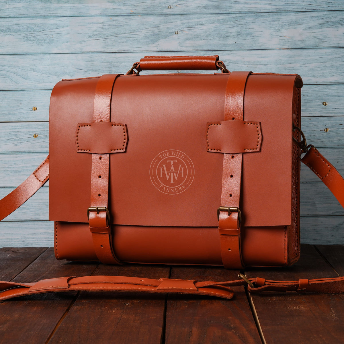 Genuine Leather Briefcase, view 6