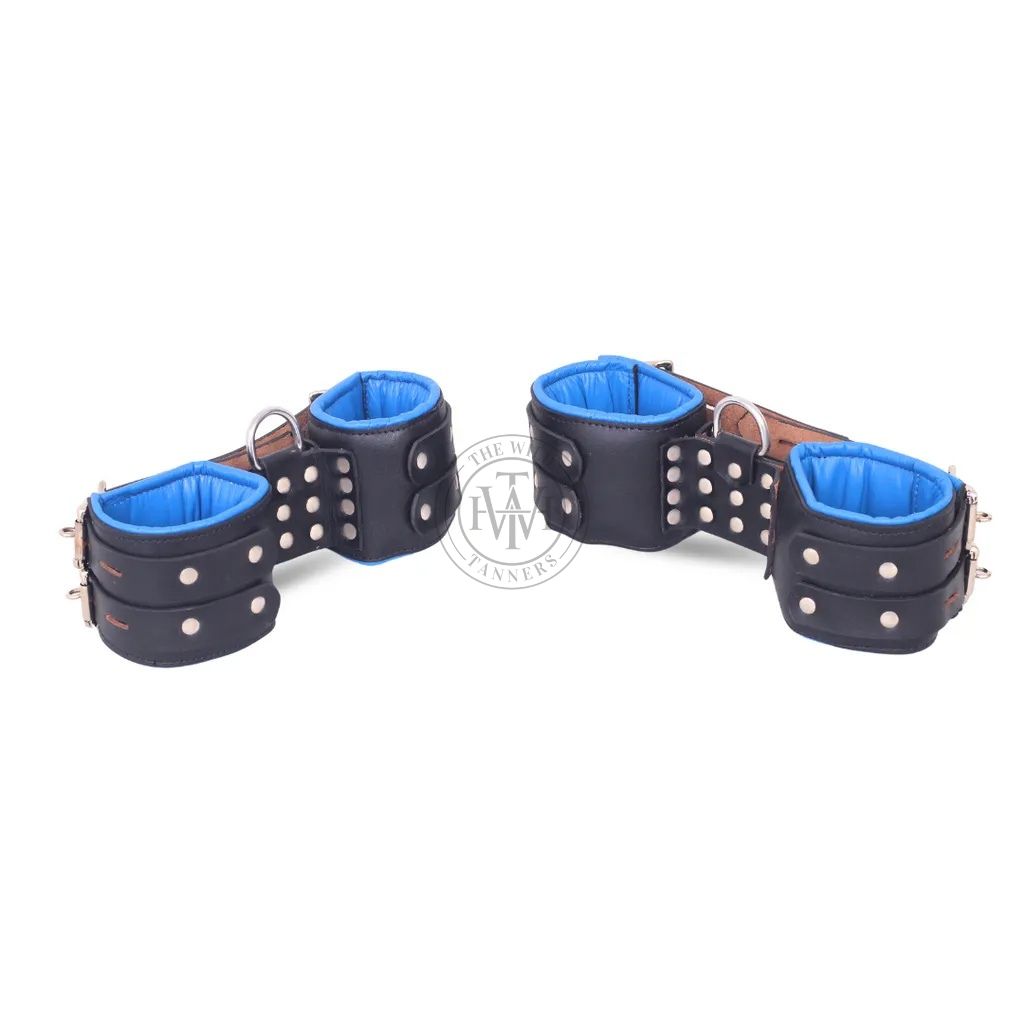 Black Suspension Ankle And Wrist Cuffs, view 4