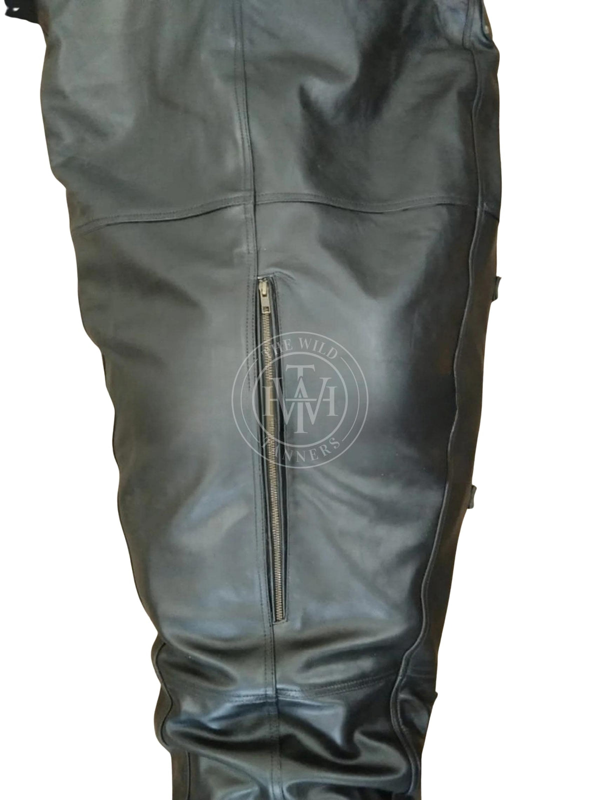 Real leather mummy sleep sack bondage bag, view 4
