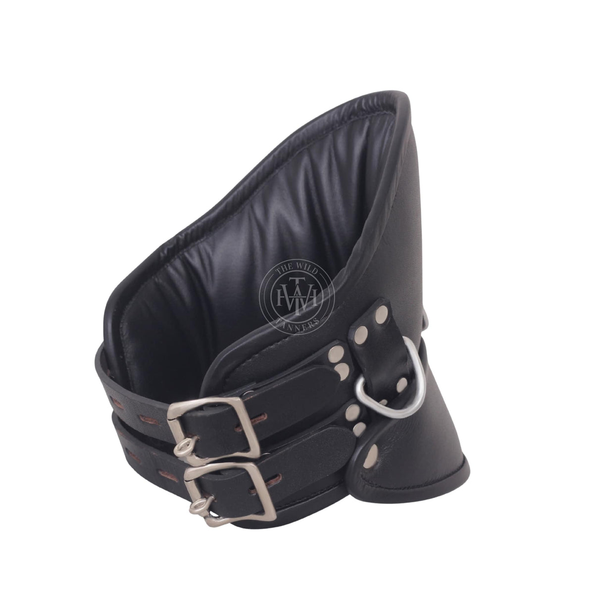 Genuine Leather Mens Bondage Collar, view 4