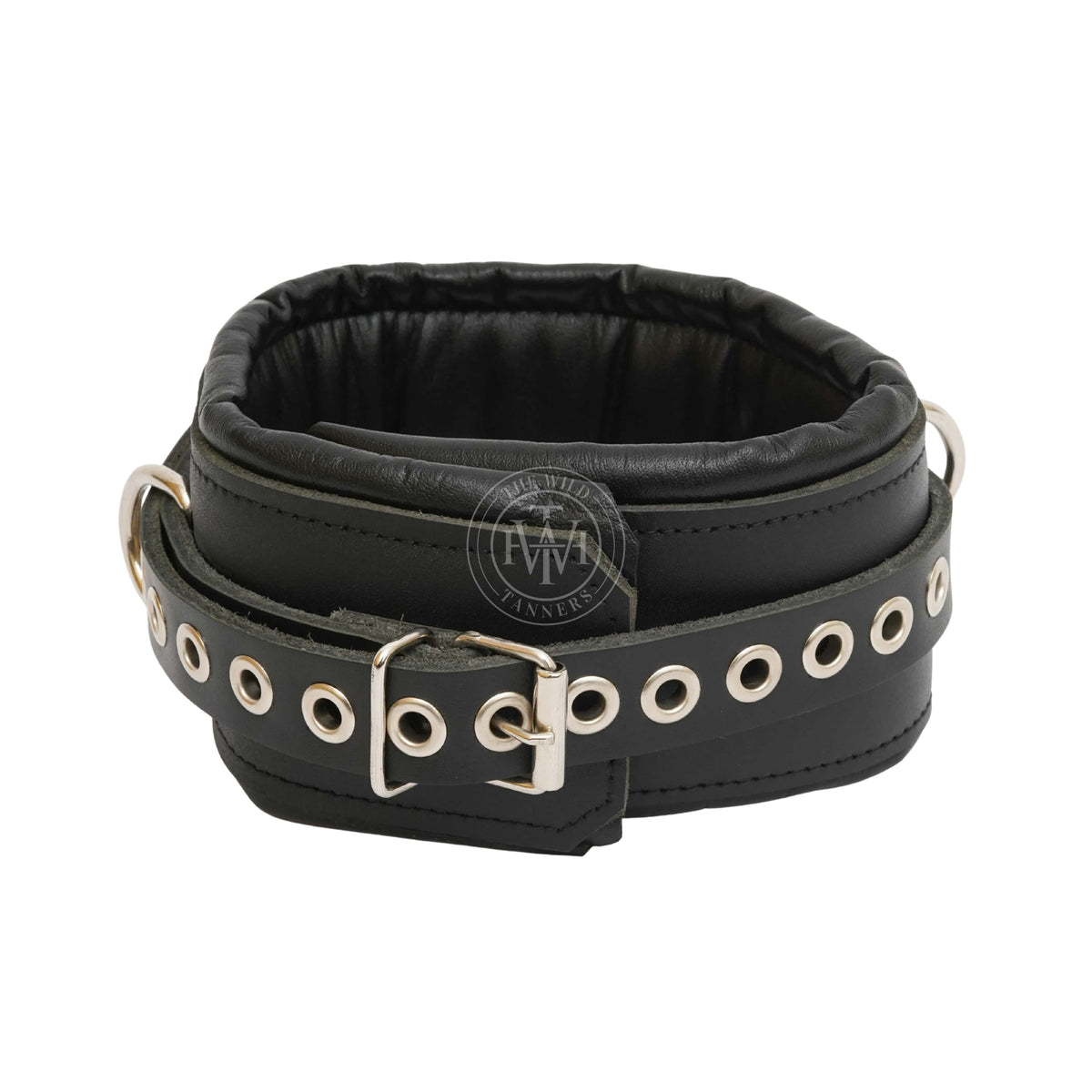 7 Pcs Leather BDSM Wrist Restraints, view 4