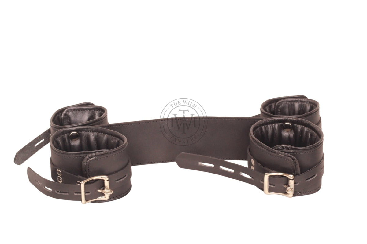 Genuine Leather Wrist and Ankle Restraints, view 4