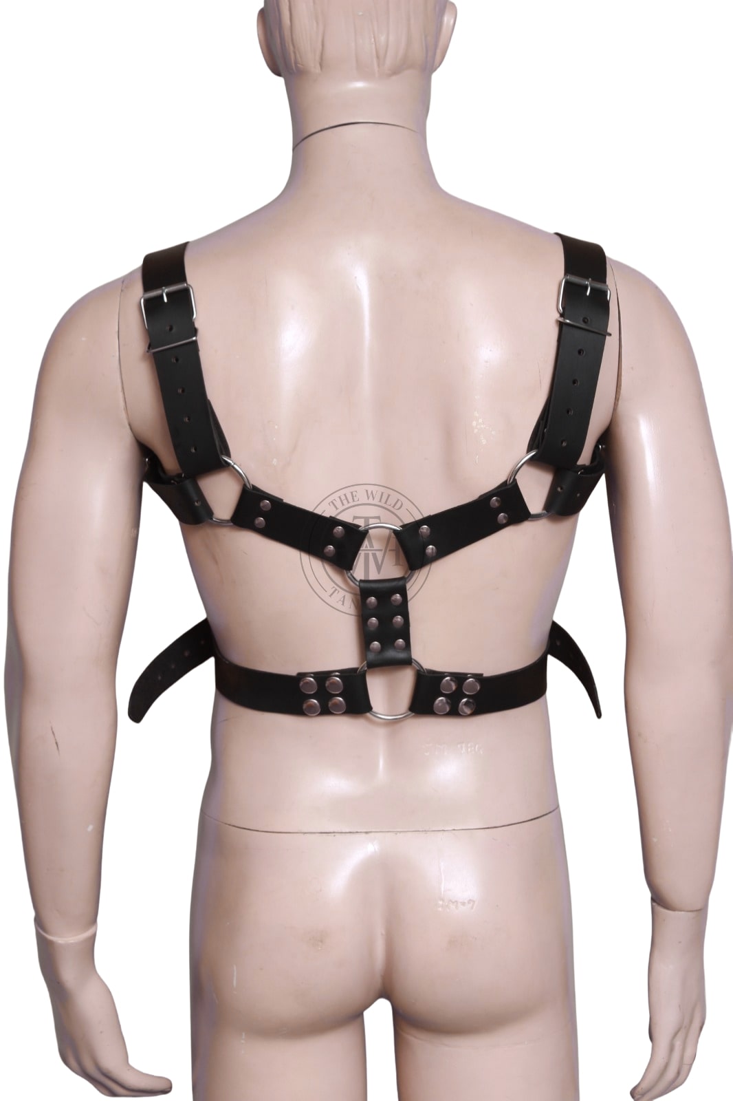 leather men’s harness for style & control
