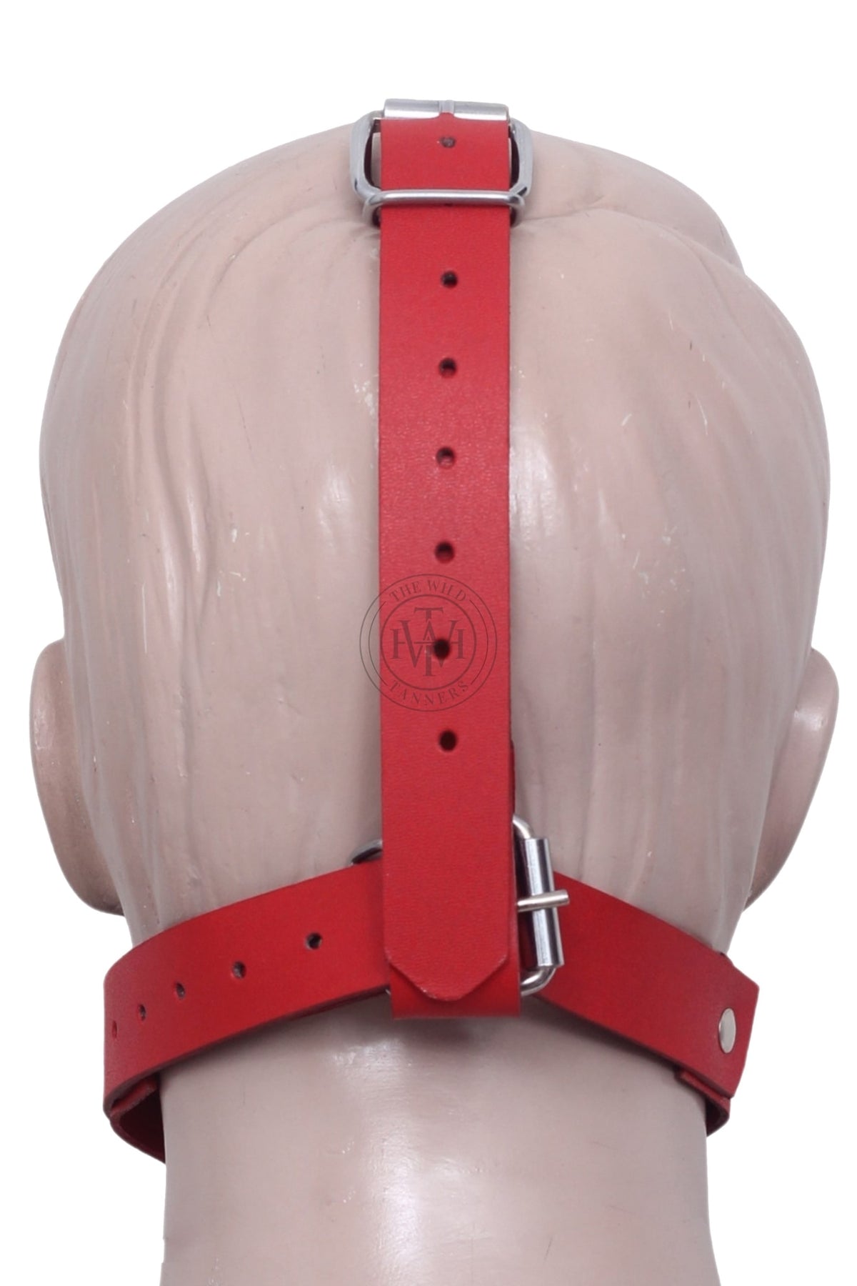 Leather puppy play muzzle mask, view 4
