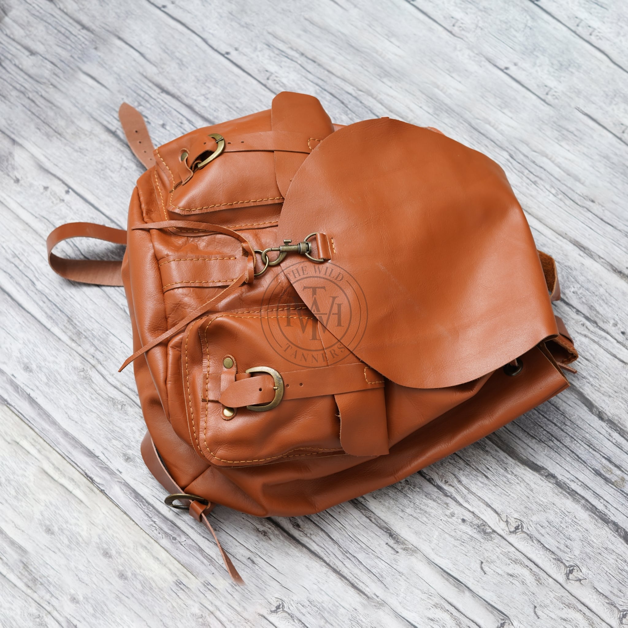 Leather Backpack, Genuine leather Backpack, Leather Backpack for men, Coffin Leather Backpack