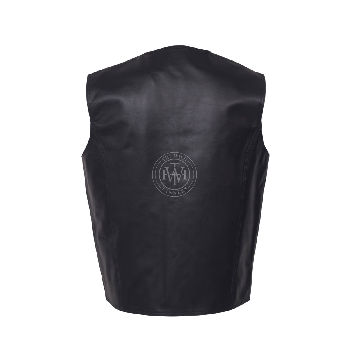 Genuine Leather Biker Vest, view 4