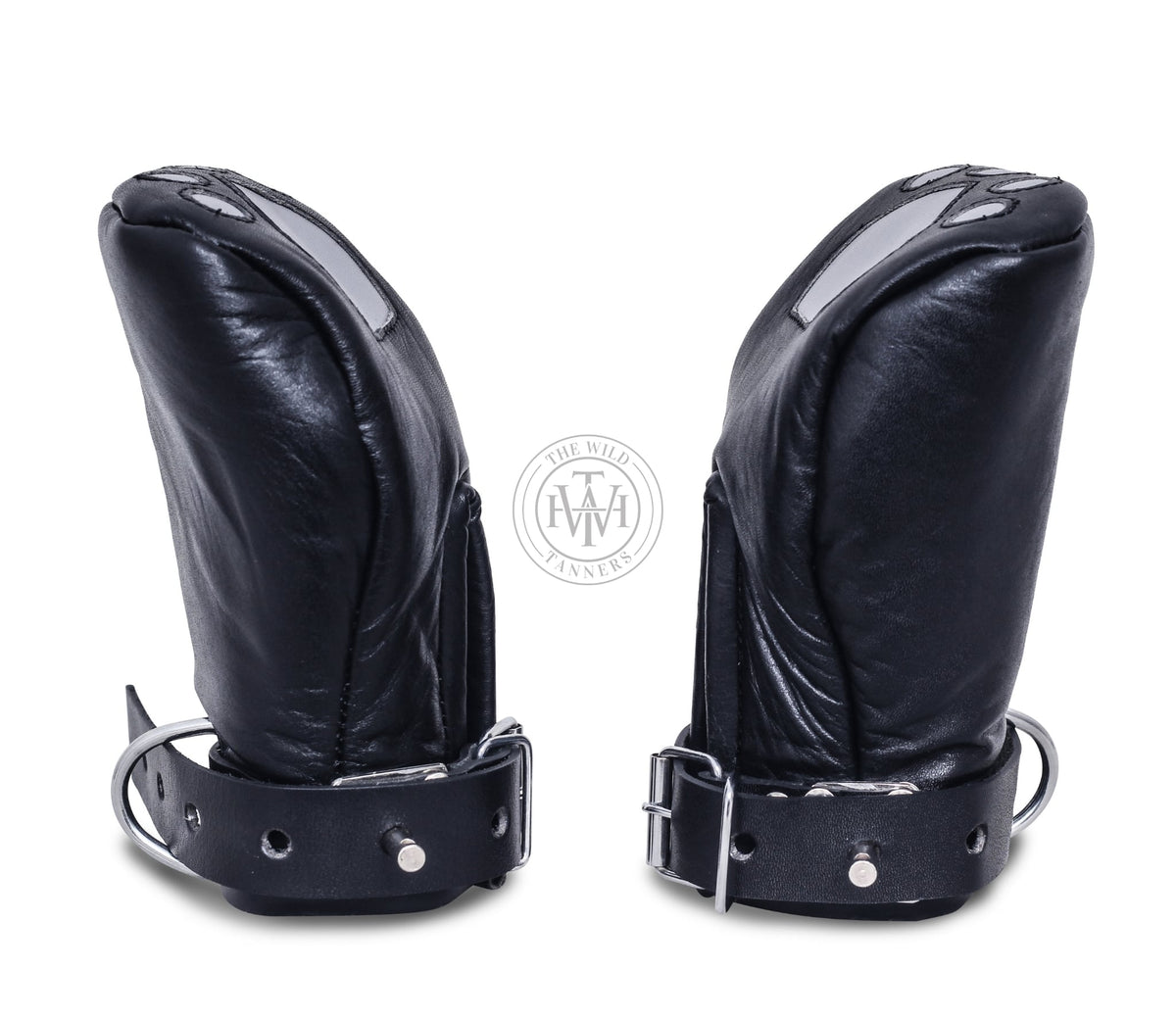 Genuine Leather Bondage Mittens, view 4