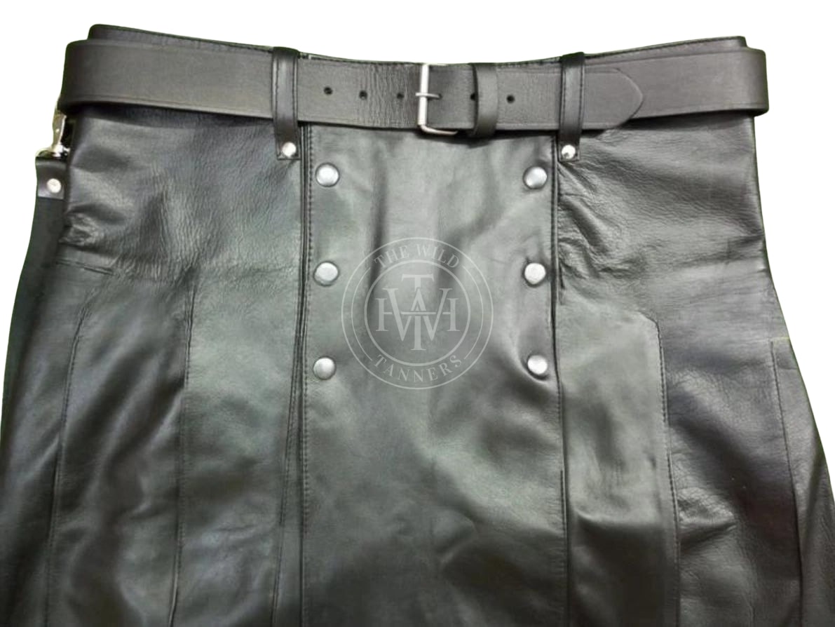 Leather Gladiator Kilt for Men's Stylish Wear, view 6
