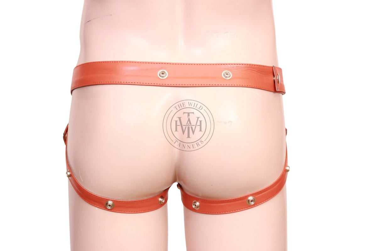Premium Leather Jock Strap, view 4