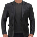 leather coat, leather blazer, leather long coat, leather trench coat, leather long coat, leather overcoat, genuine leather coat, cowhide leather coat, leather blazer coat