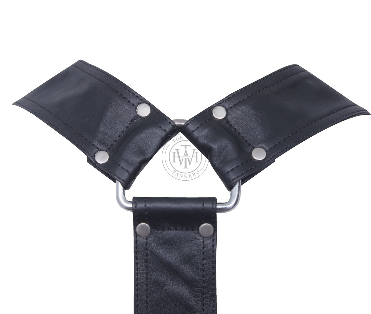Genuine Leather Men's Corset Vest, view 4