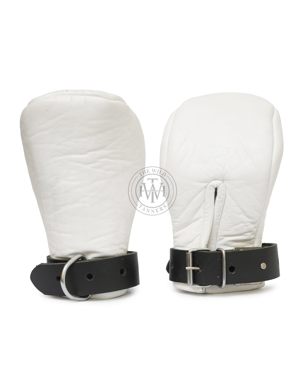 Genuine Leather Bondage Mitts, view 4