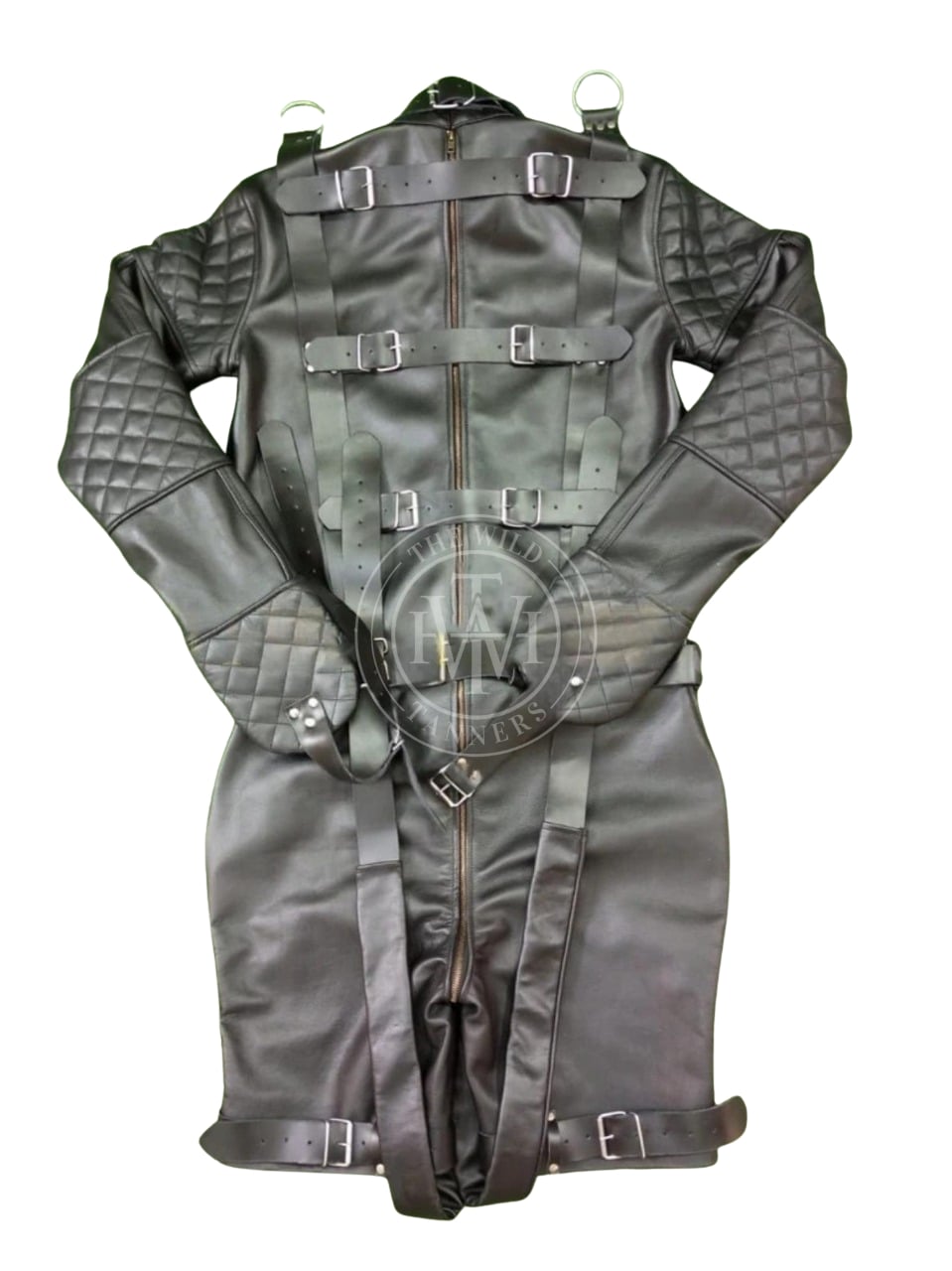 Leather Straitjacket Bondage With Hanging Straps, view 4