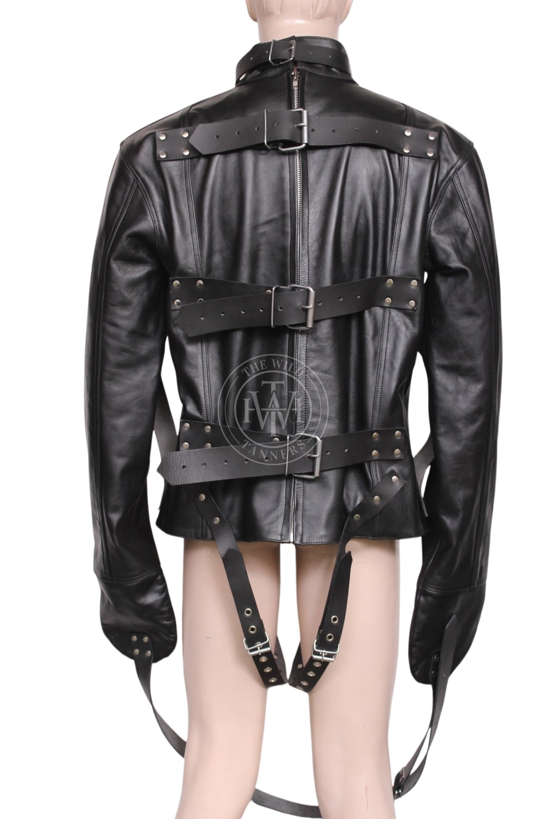 Kinky Leather Straitjacket BDSM, view 4