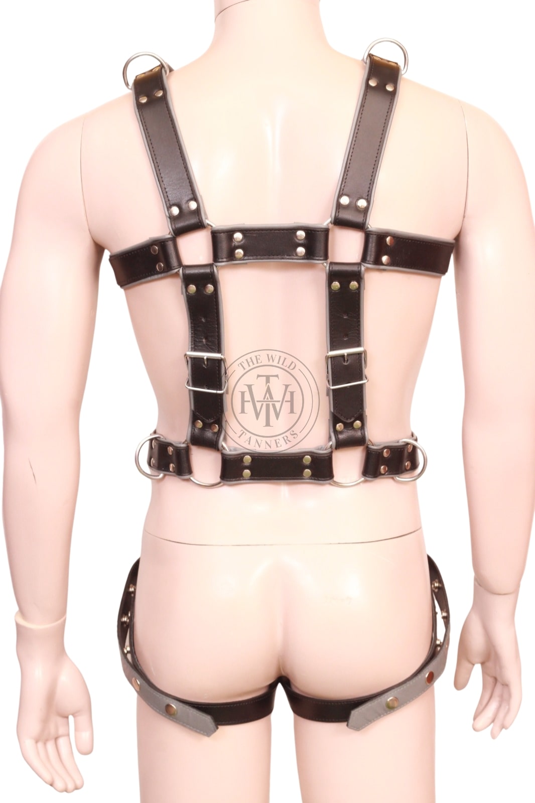 Genuine Gay Leather Full Body Harness, view 4