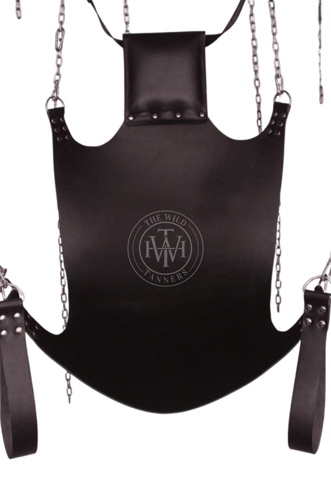 Leather Sex Sling with Leg Loops, view 6