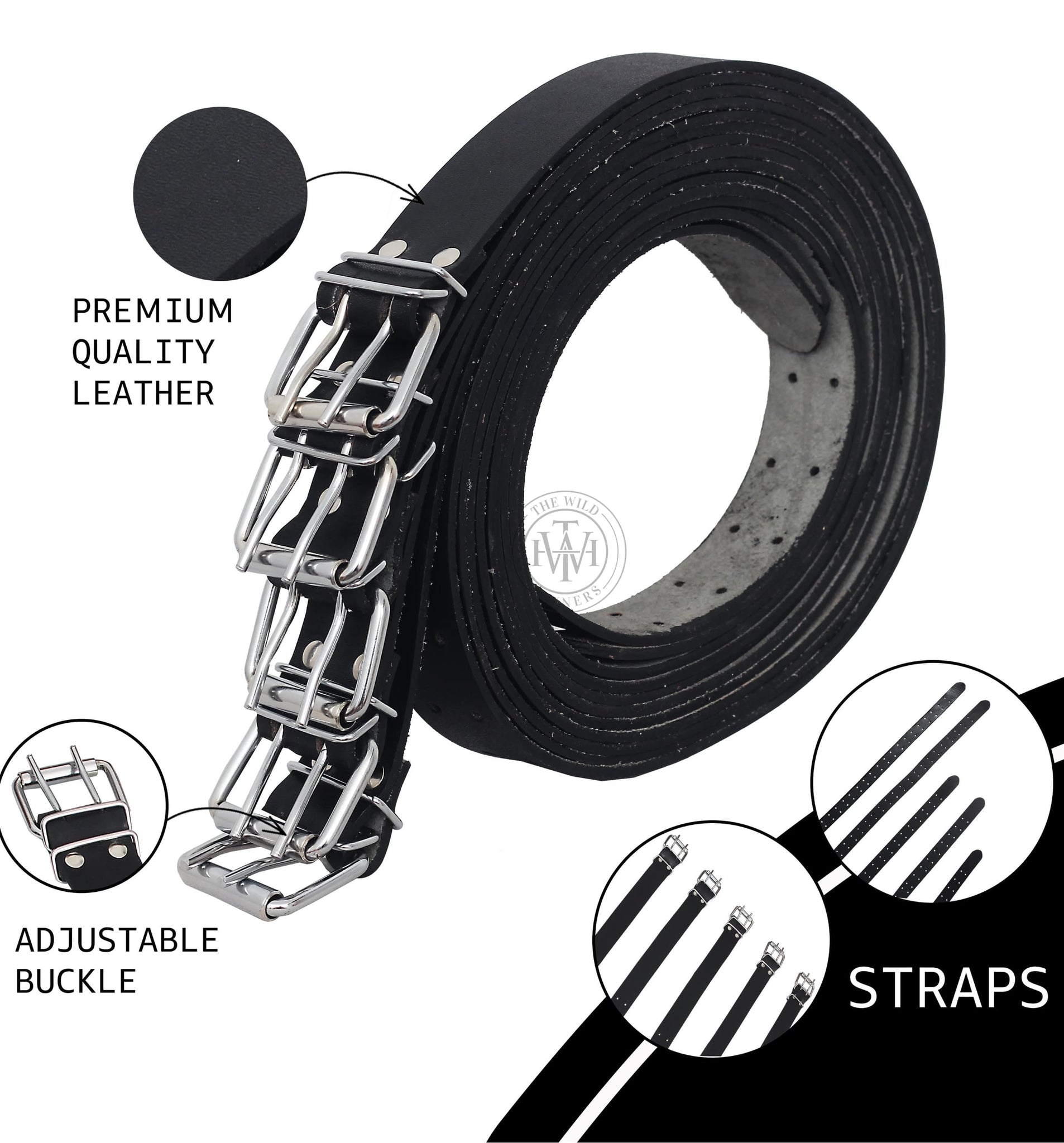 Leather Bondage Belt, BDSM Leather Belt, Leather Restraints, leather bondage restraitns, leather belts set, adjustable leather belts, bdsm restraints belt