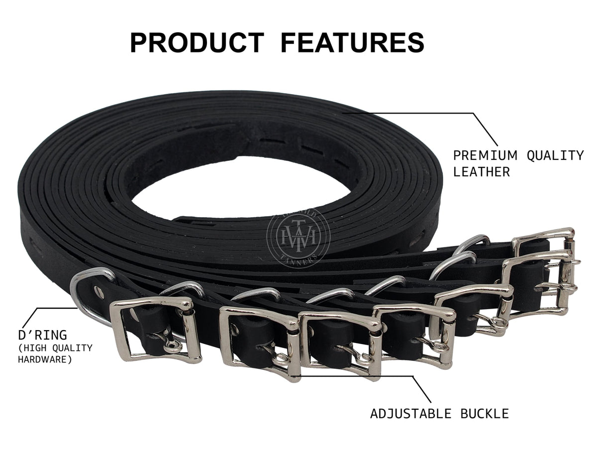 7-piece lockable leather bondage belt set, view 4