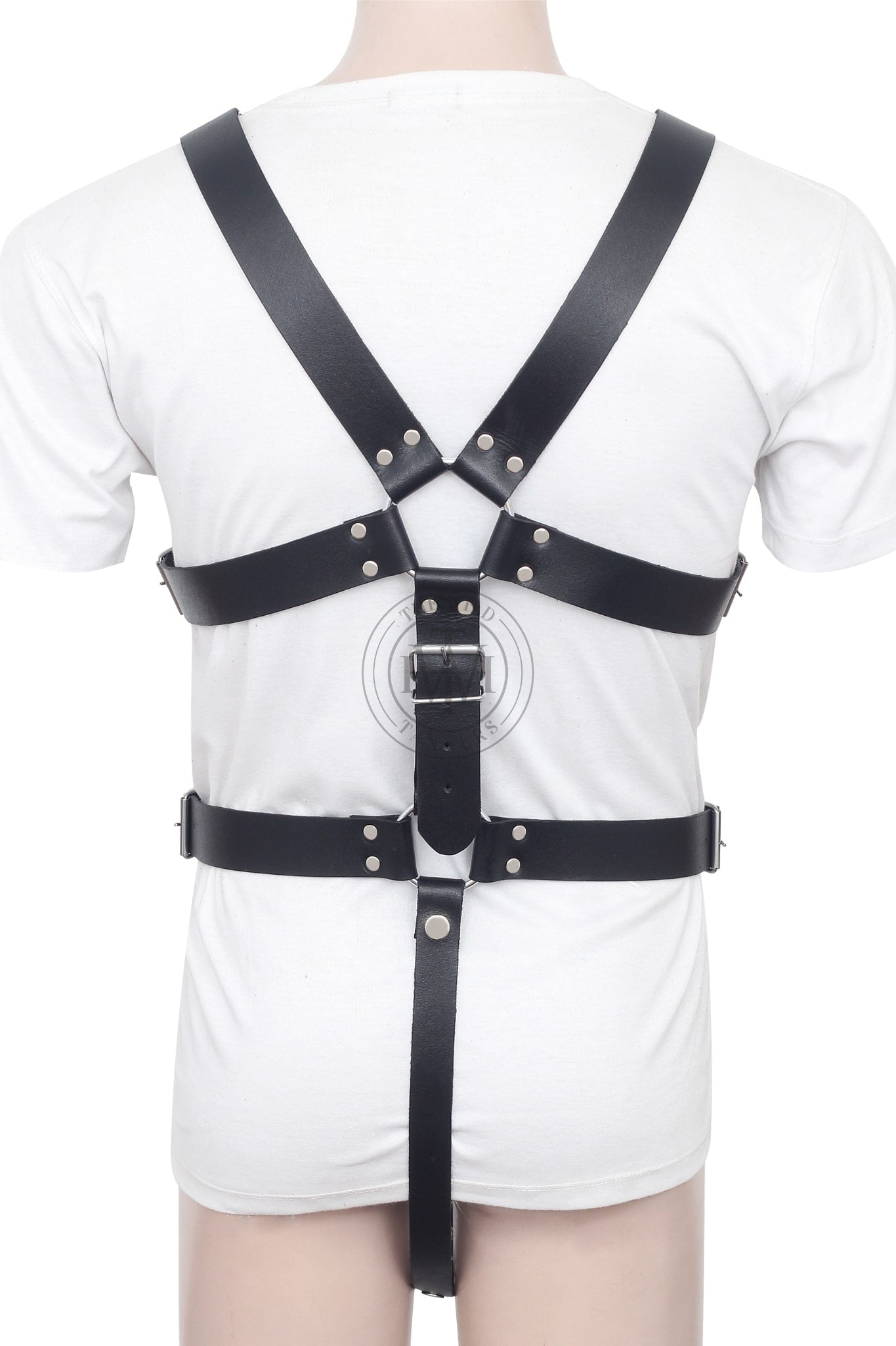 Crossbow Bondage Leather Harness with Cock Ring, Crossbow Bondage Leather Harness with Cock Ring, bdsm harness