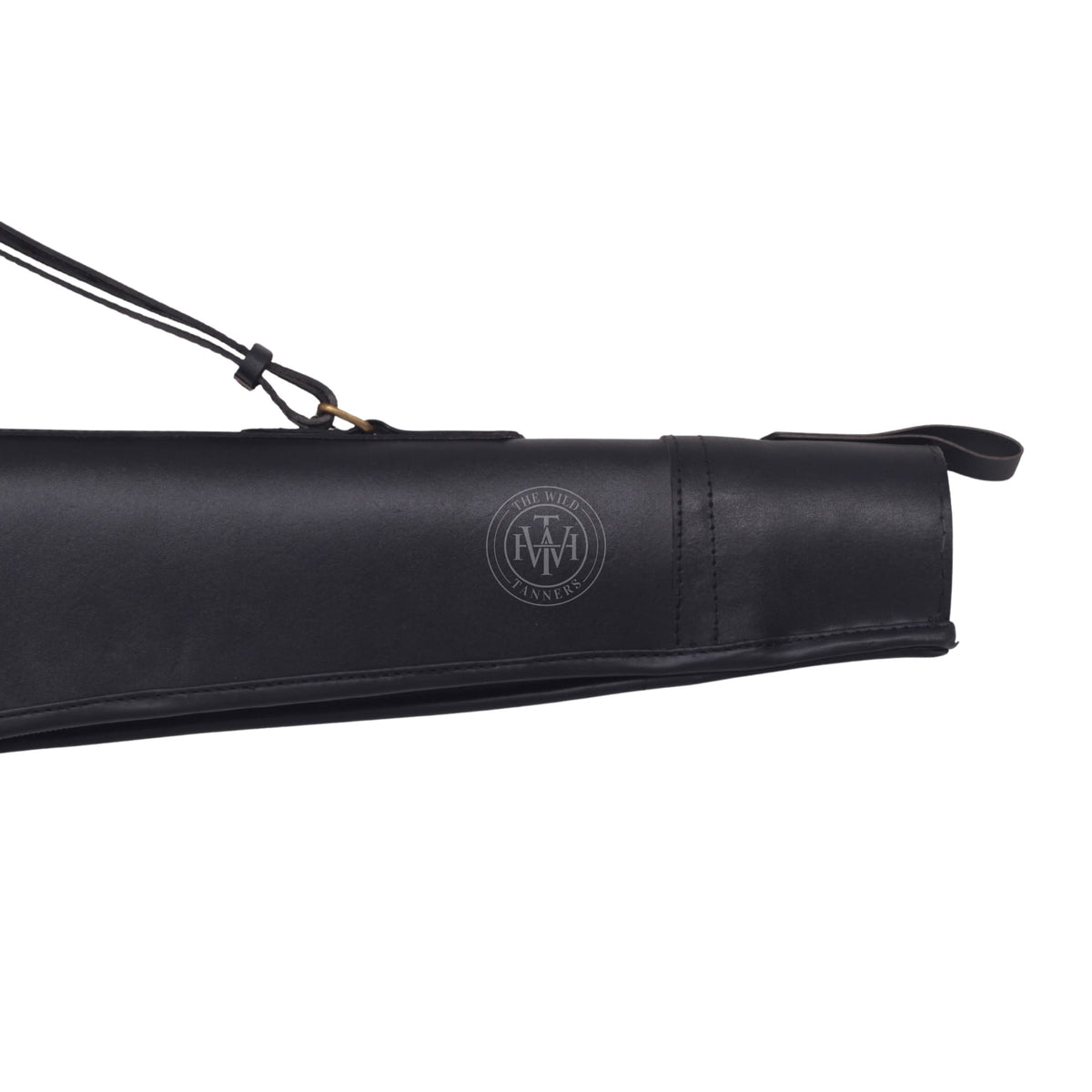 Black Leather Rifle Case For Firearm Protection, view 4