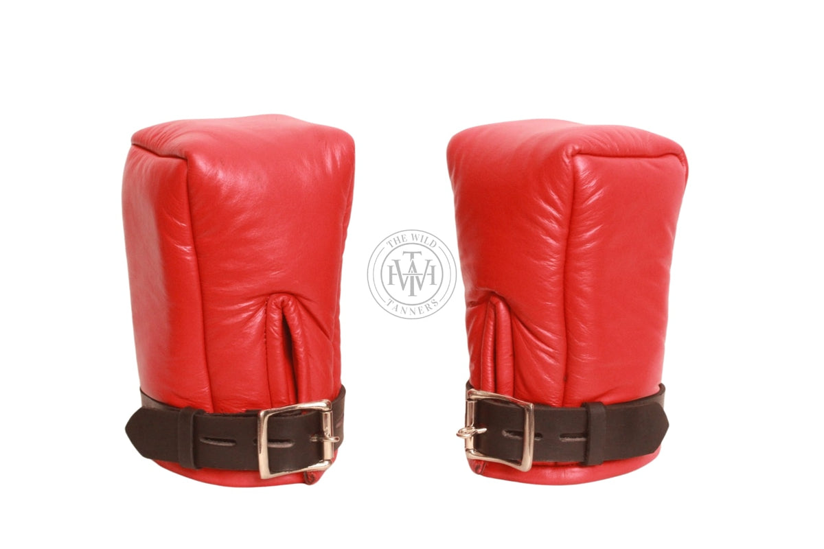 Premium Leather BDSM Mitts, view 4