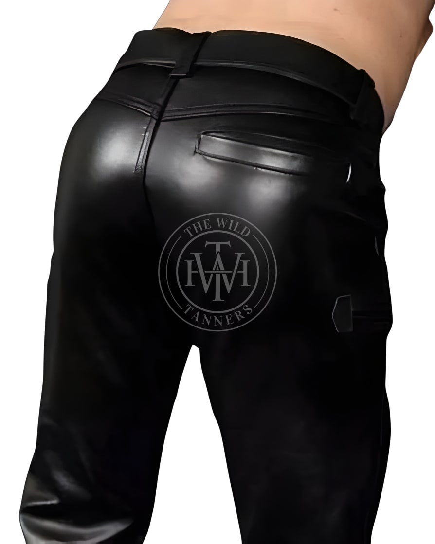 Men's Genuine Leather Pants