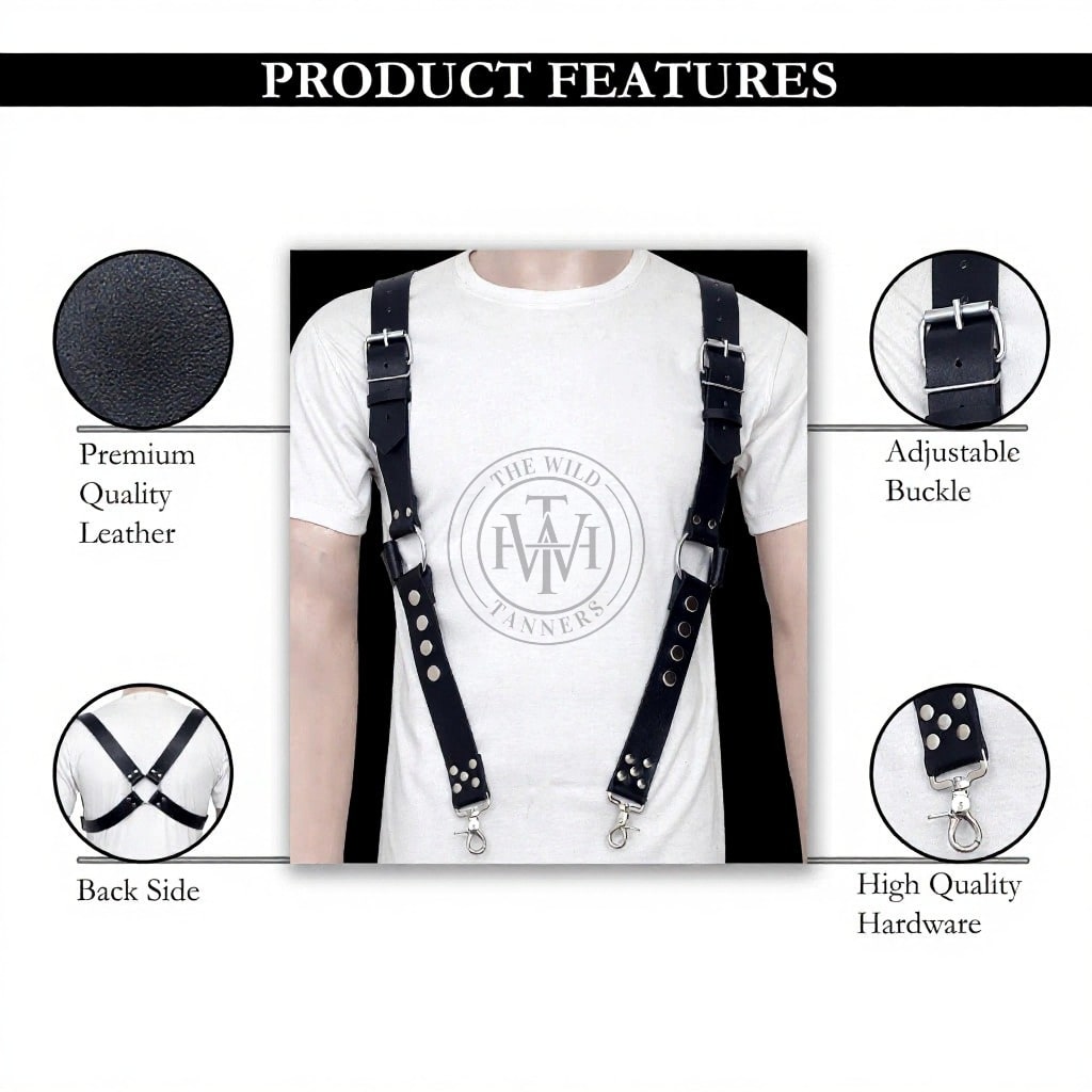 Men's Fashion Harness, view 5