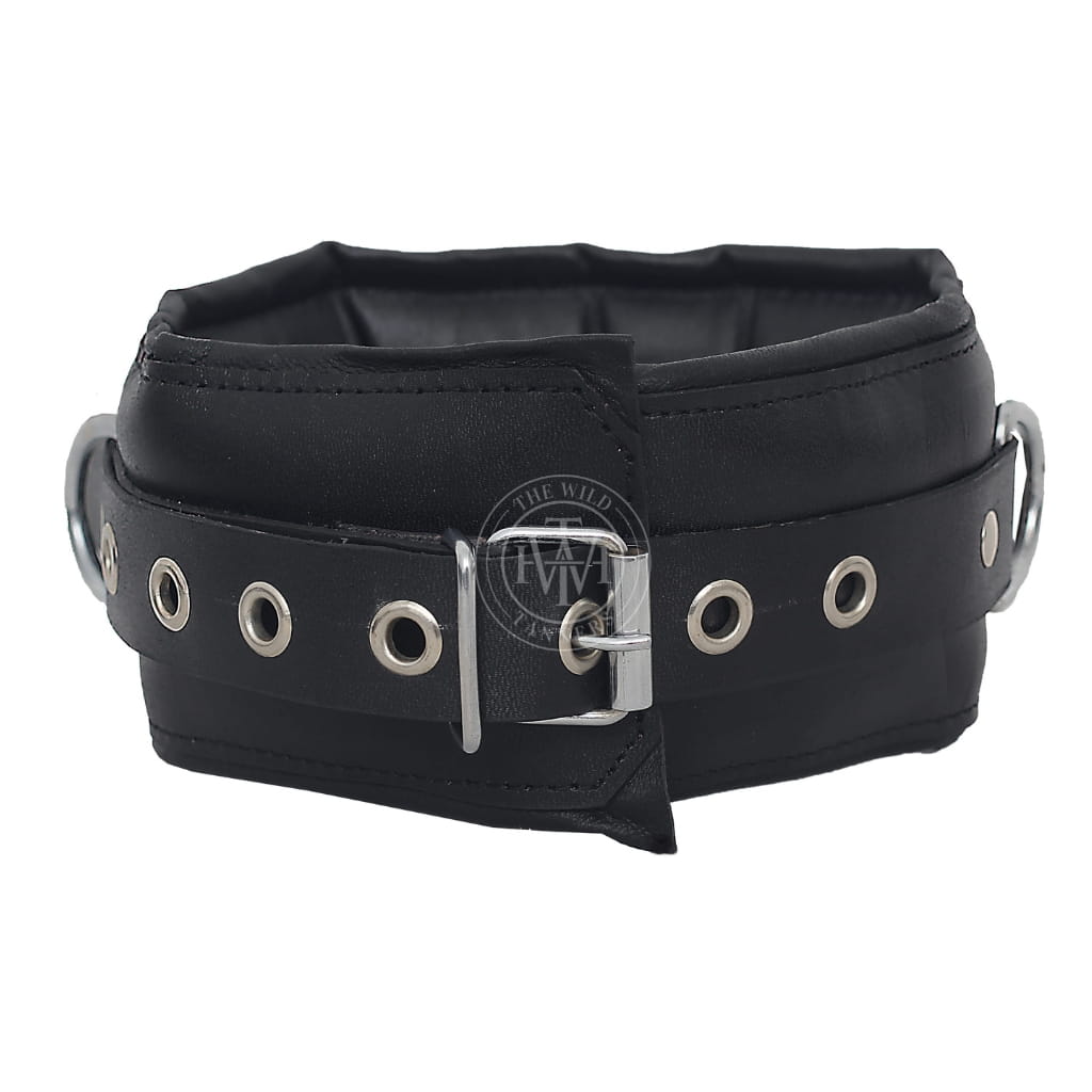 leather bondage handcuffs, BDSM cuffs set, unisex leather restraints, padded leather cuffs