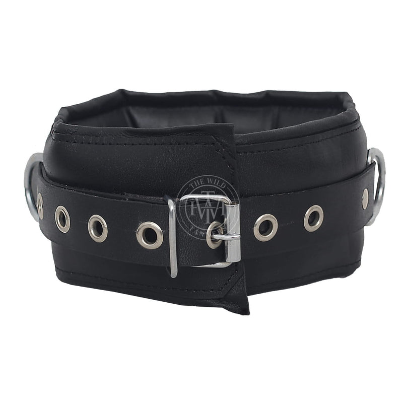 leather bondage handcuffs, BDSM cuffs set, unisex leather restraints, padded leather cuffs