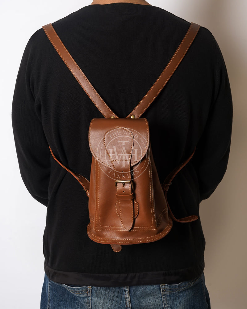 Coach Mini Backpack, Leather Magda Backpack, Casual Purse, Leather Backpack
