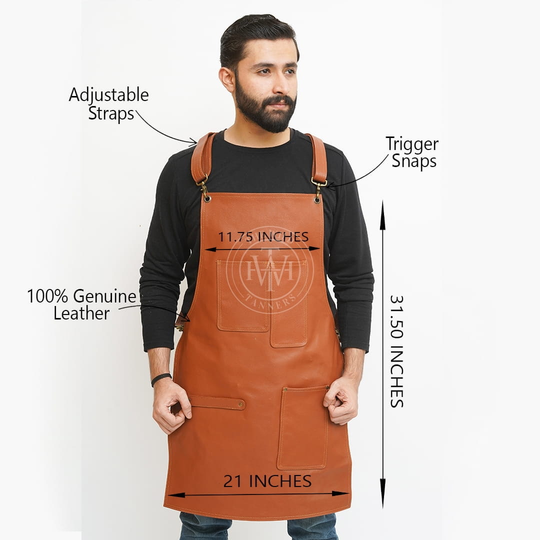 Genuine Leather Bartender Apron for Multi Purposes, view 5
