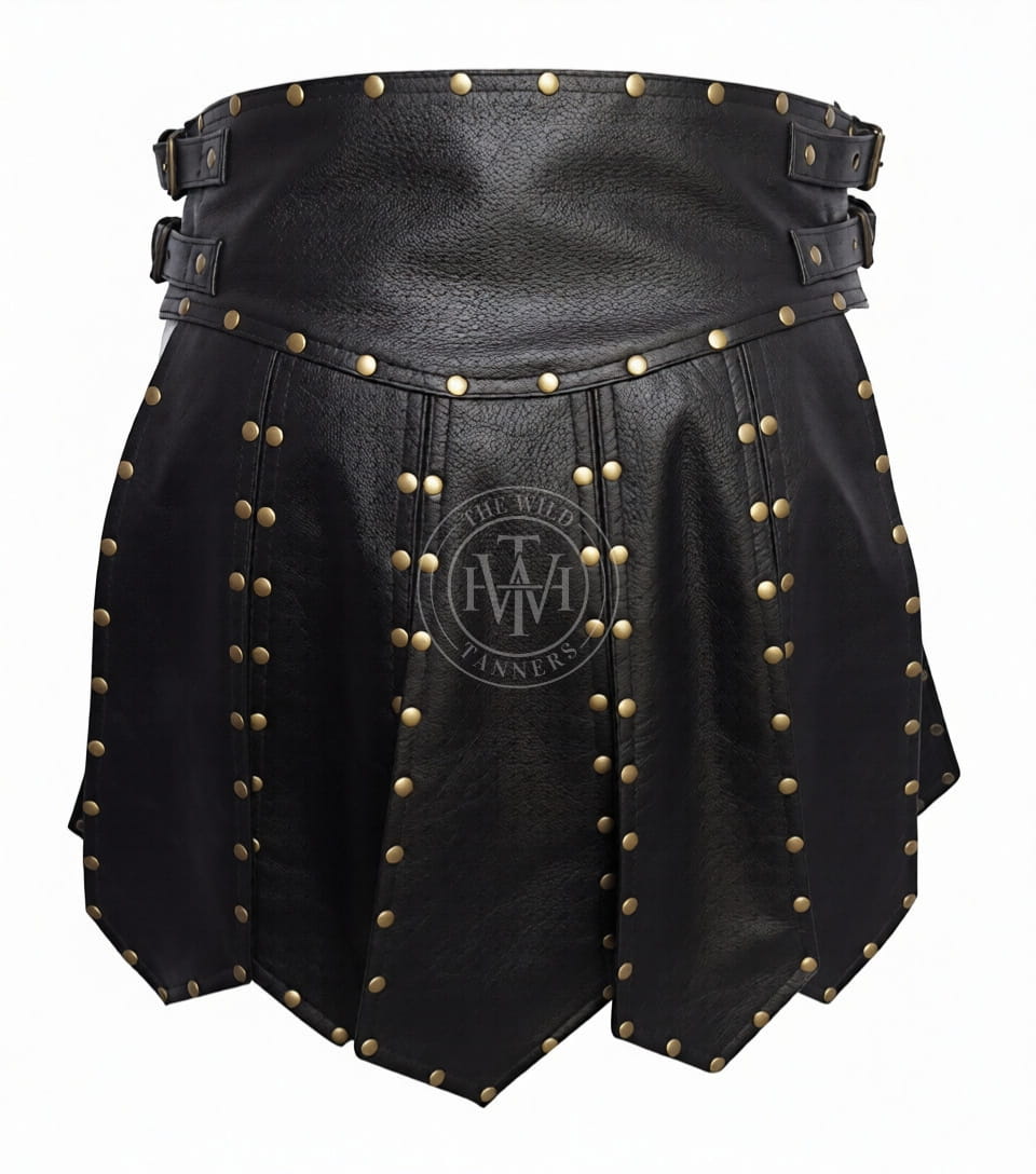 Leather Gladiator Kilt, view 4