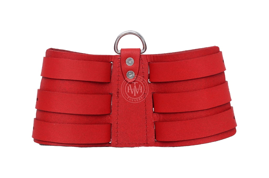 Genuine Leather Bondage Handcuffs, view 4